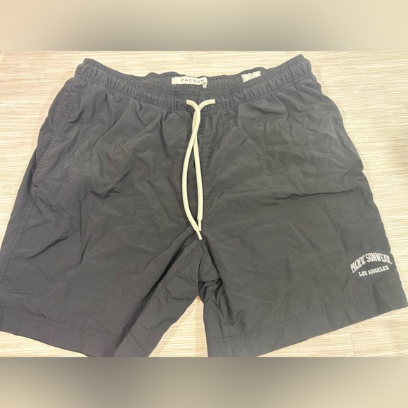 PacSun Other - PACSUN MEDIUM ✨ Men’s swim trunks Black Drawstring bottoms great condition